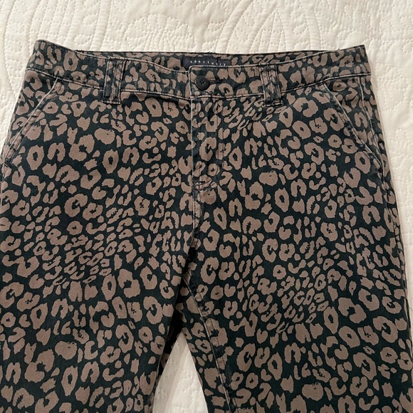Sanctuary Animal Print Crop Jeans - Picture 4 of 5